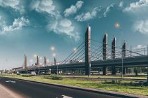 Путепровод на пересечении Пулковского шоссе с Дунайским проспектом