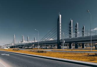 Путепроводная развязка на пересечении Пулковского шоссе с Дунайским проспектом Путепроводная развязка на пересечении Пулковского шоссе с Дунайским проспектом