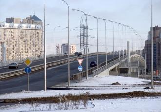 Путепроводная развязка Дунайского проспекта с железнодорожными путями Витебского направления Путепроводная развязка Дунайского проспекта с железнодорожными путями Витебского направления