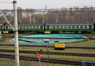 Моторвагонное депо на станции Ленинград-Пассажирский-Московский Моторвагонное депо на станции Ленинград-Пассажирский-Московский