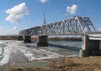Железнодорожный мост на линии Иртышское — Карасук