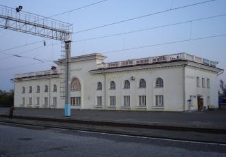 Локомотивное депо на станции Павлодар