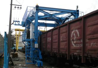 Пункт подготовки вагонов под погрузку на станции Экибастуз-II Пункт подготовки вагонов под погрузку на станции Экибастуз-II