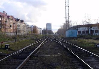 Железнодорожный мост через протоку Саркандаугава Железнодорожный мост через протоку Саркандаугава