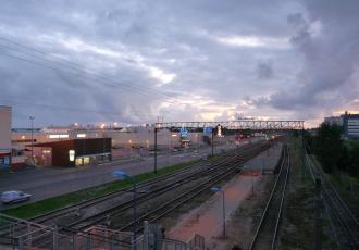 Автодорожный путепровод между IV и V микрорайонами Ласнамяэ Таллина Автодорожный путепровод между IV и V микрорайонами Ласнамяэ Таллина