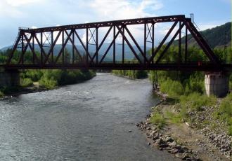 Железнодорожный мост через реку Имангру Железнодорожный мост через реку Имангру