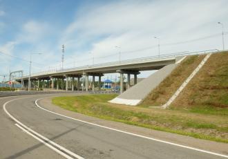 Автодорожный путепровод на станции Возрождение Автодорожный путепровод на станции Возрождение