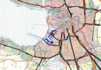 Генеральная схема развития Ленинградского железнодорожного узла на 1950–1965 годы Генеральная схема развития Ленинградского железнодорожного узла на 1950–1965 годы