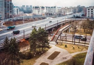 Автодорожный путепровод в Хабаровске