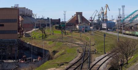 Путепроводная развязка в железнодорожном парке ст. Вентспилс Путепроводная развязка в железнодорожном парке ст. Вентспилс