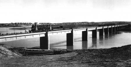 Железнодорожный мост через реку Евфрат