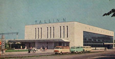 Вокзал на станции Таллин-Балтийский
