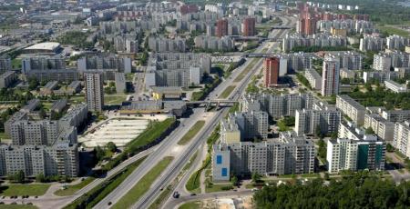 Автодорожный путепровод на пересечении Октябрьского проспекта с улицей Ласнамяэ в Таллинне Автодорожный путепровод на пересечении Октябрьского проспекта с улицей Ласнамяэ в Таллинне