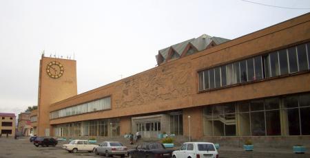 Вокзал Ленинакан (ныне Гюмри) 