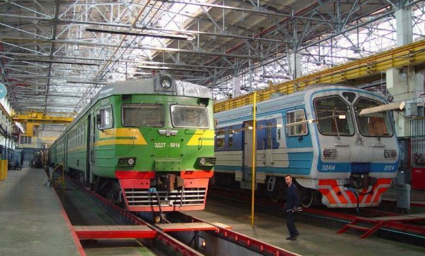Моторвагонное депо на станции Данилов