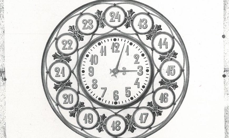 Проект часов для вокзала Курск Проект часов для вокзала Курск