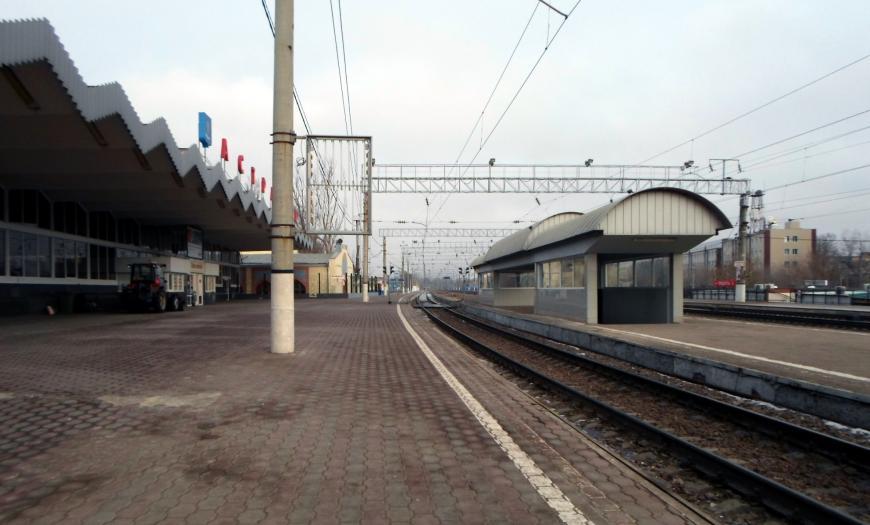 Вокзал на станции Астрахань с развитием станции