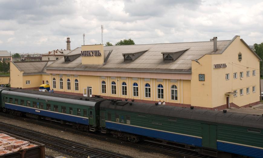 Вокзал на станции Микунь Вокзал на станции Микунь