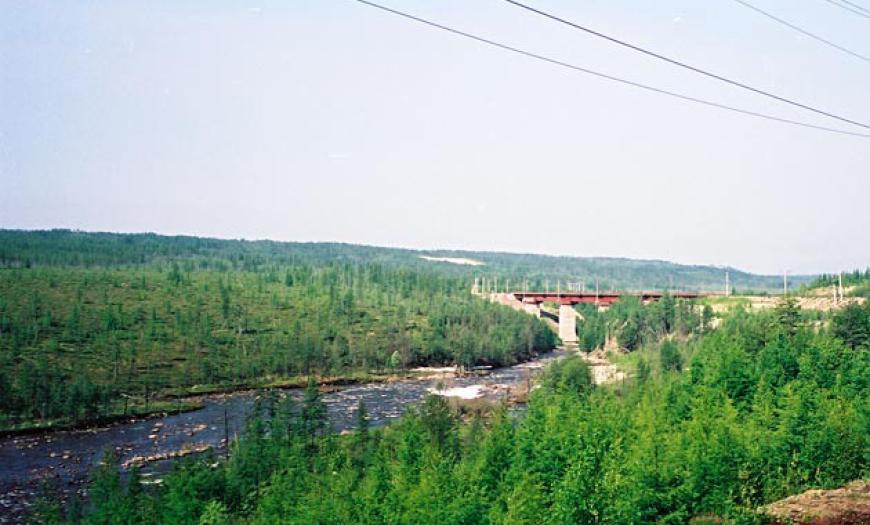 Мост-виадук через реку Икабьекан Мост-виадук через реку Икабьекан