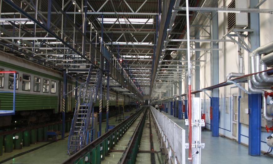 Депо электровозов на ст. Металлострой Депо электровозов на ст. Металлострой