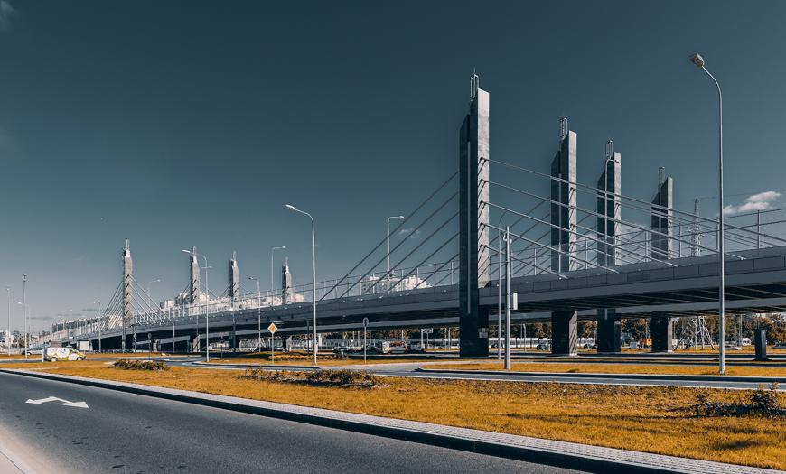 Путепроводная развязка на пересечении Пулковского шоссе с Дунайским проспектом Путепроводная развязка на пересечении Пулковского шоссе с Дунайским проспектом