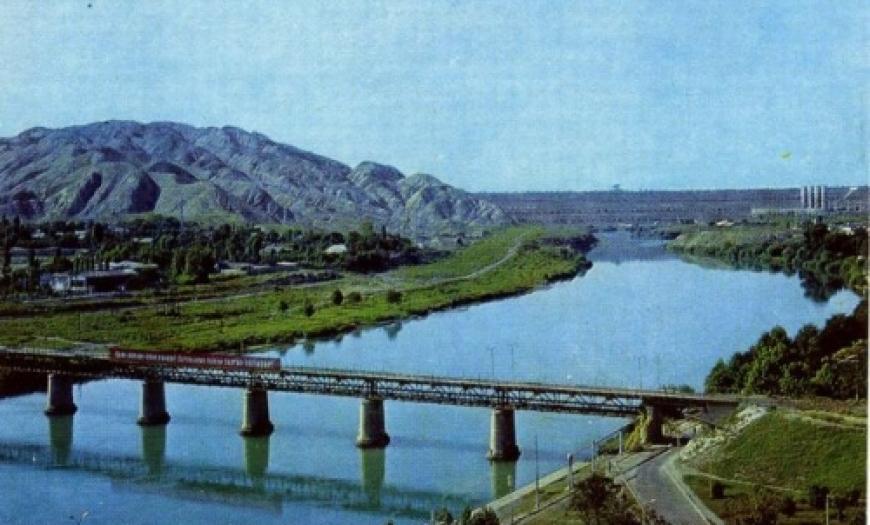 Мостовой переход через реку Куру