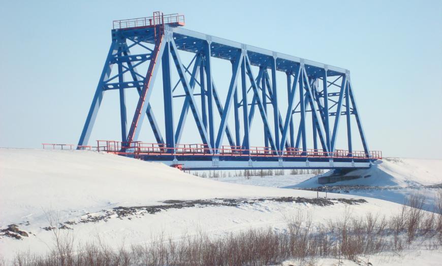 Мостовой переход через реку Хэ-Яха Мостовой переход через реку Хэ-Яха