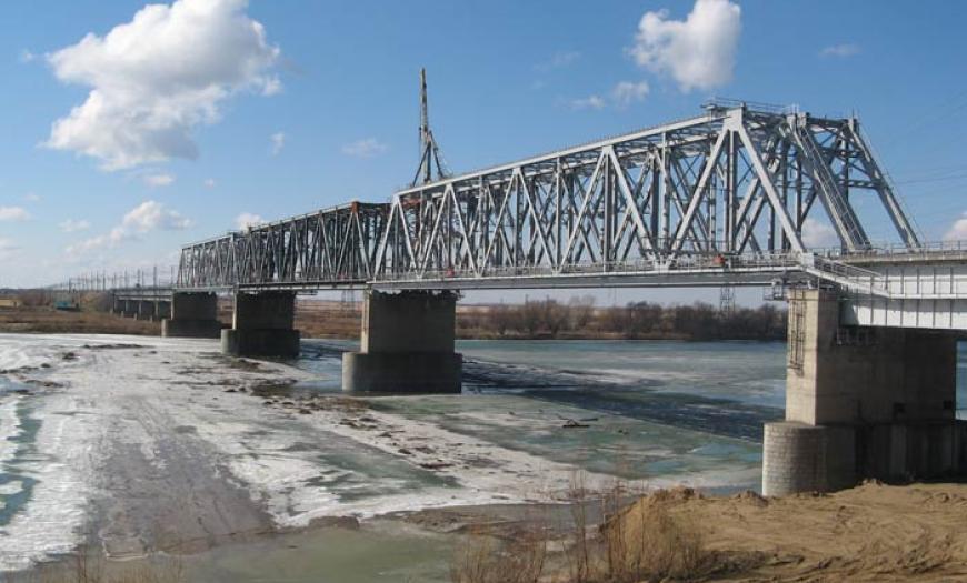 Железнодорожный мост на линии Иртышское — Карасук Железнодорожный мост на линии Иртышское — Карасук