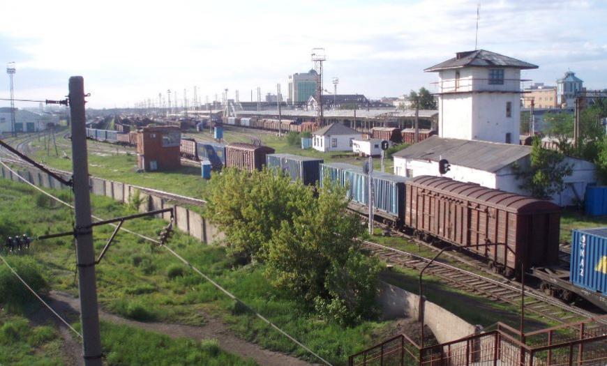 Вагоноколесные мастерские на станции Целиноград Целинной железной дороги