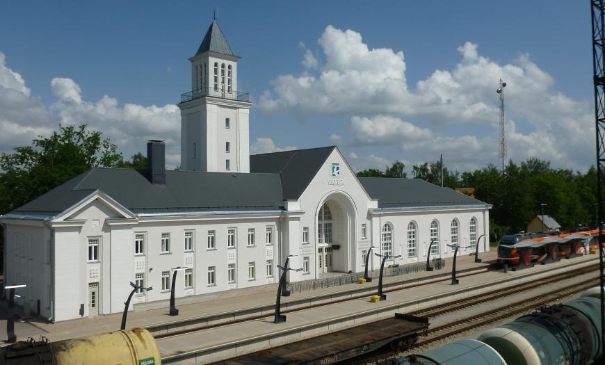 Вокзал на станции Валга