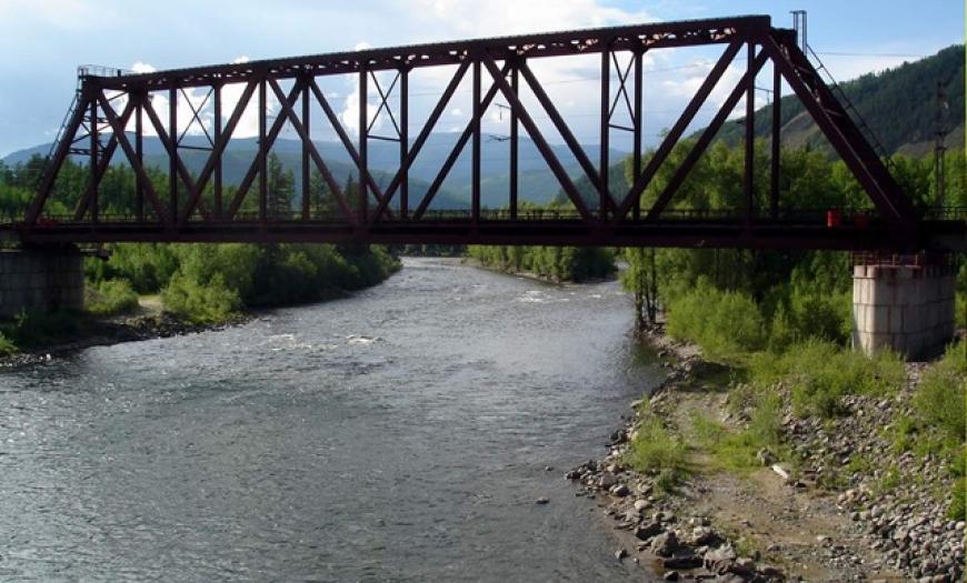 Железнодорожный мост через реку Имангру Железнодорожный мост через реку Имангру