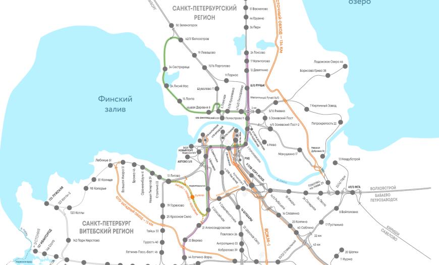 Развитие Санкт-Петербургского железнодорожного узла